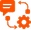 Workflow and task automation icon